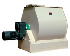 Single shaft paddle mixer