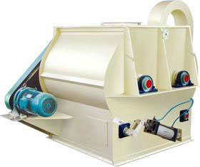 Biaxial blade mixer