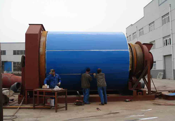 Multilayer drum dryer